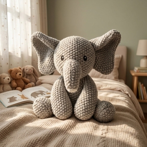 Juguete <span class=keywords><strong>de</strong></span> Peluche <span class=keywords><strong>de</strong></span> Animales Hecho a Mano, <span class=keywords><strong>Amigurumi</strong></span>, <span class=keywords><strong>Muñeco</strong></span> <span class=keywords><strong>de</strong></span> Algodón Tejido, Lindo, para Bebé y Regalo - Product Image 5