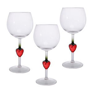 Linda copa de <span class=keywords><strong>vino</strong></span> acrílica con relieve de fresa, vaso y jarra de fresa adorable, jarra divertida y elegante para bebidas de verano - Product Image 2
