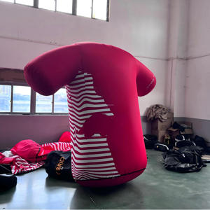T-shirt publicitaire <span class=keywords><strong>gonflable</strong></span> surdimensionné pour <span class=keywords><strong>homme</strong></span>, personnalisé, imperméable, facile à installer, costume de match de football - Product Image 2