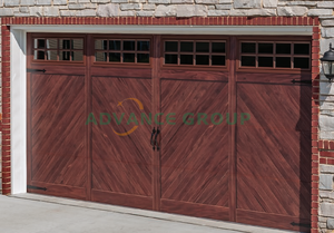 Porte <span class=keywords><strong>de</strong></span> <span class=keywords><strong>garage</strong></span> sectionnelle, porte battante, portes <span class=keywords><strong>de</strong></span> <span class=keywords><strong>garage</strong></span> américaines en <span class=keywords><strong>bois</strong></span> <span class=keywords><strong>de</strong></span> chêne isolé, porte coulissante pliante à clapet solide 9x8 - Product Image 4