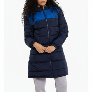 Manteau long de football et de rugby matelassé pour femmes personnalisé nouveau Offre Spéciale pull à fermeture éclair veste de football décontractée pour femmes - Product Image 1