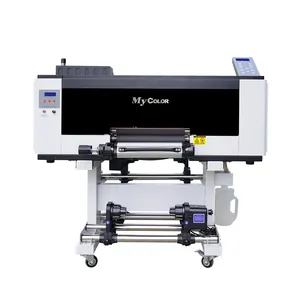 Imprimante DTF à rouleau UV de 30cm pour l'impression d'autocollants avec imprimante DTF à double tête XP600 Imprimante DTF UV à rouleau A3