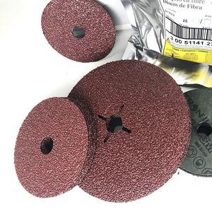 Disque en fibre 3M 982C Cubitron <span class=keywords><strong>II</strong></span> en céramique à trous ronds, 5 pouces (125 mm), grain 36+ à 80+, pour le polissage et l'ébavurage du métal - Product Image 4