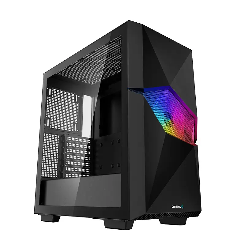 핫 세일 게임 PC 컴퓨터 케이스 360 Deepcool 블랙 미들 타워 케이스 PC 게임 케이스 미들 타워