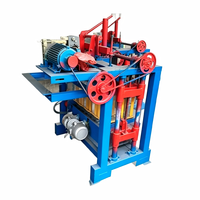 Machine de moulage semi-automatique de blocs de béton QT4-35A haute production, compatible cendres volantes, facile à utiliser