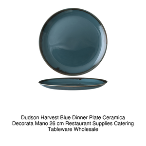 Assiette à dîner Dudson Harvest Blue, décorée à la main, en céramique, 26 cm, fournitures de restaurant, vaisselle de traiteur, vente en gros - Product Image 2