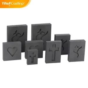 High-Quality Diamond-Shaped Graphite Mold: Ideal For Precious Metal Casting