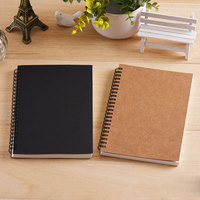 Carnet/Agenda Personnalisé à la Demande pour Étudiant (Formats A5/A6) Reliure Spirale Impression Couleur Unie Couverture en Papier Kraft Carnet Personnalisable
