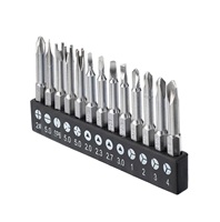 Juego de 13 Puntas Magnéticas para Destornillador, para Herramientas Manuales y Eléctricas - Incluye U, Y, Triángulo, Phillips, Torx y Más, para Electrónica