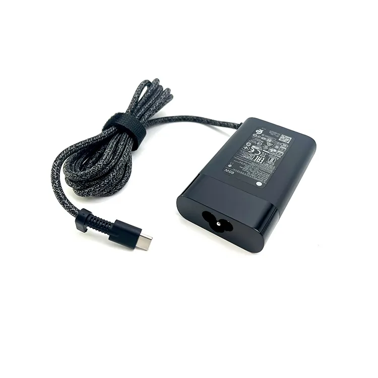 Venta al por mayor 20V 3.25a/15V 4.33a/12V 5a/9V 3a/5V 3a 65W Usb Tipo C Laptop Ac Cargador de adaptador de corriente para Hp