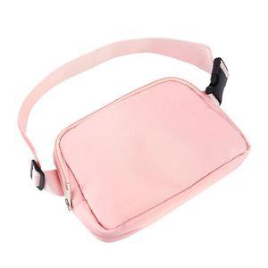 Custom Logo Waterproof Unisex Nylon Sport Chest Belt Bum <b>Pouch</b> Fanny Pack Crossbody Everywhere <b>Men</b> Women Waist Bag - Product Image 2