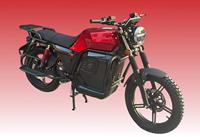 Moto électrique de style rétro à technologie de pointe, 4000W 72V 60Ah Lithium-Ion, éclairage LED pour motos tout-terrain sportives