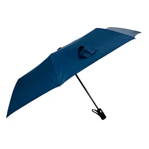 Ovida 23 Inch 8 Bone Three Fold Fully Automatic Safety Explosion-Proof Commercial Closed Successively Advertising Umbrella