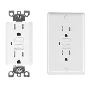 Presa GFCI in Rame con Indicatore LED Autotest, Resistente alle Manomissioni, Standard USA 125V 15A, Modello Slim 2025 - Product Image 1