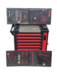 Ensemble d'outils <span class=keywords><strong>de</strong></span> réparation automobile <span class=keywords><strong>de</strong></span> 300 pièces, certifié CE, avec 7 tiroirs, en acier robuste, coffre à outils roulant/ <span class=keywords><strong>chariot</strong></span>/ <span class=keywords><strong>chariot</strong></span> <span class=keywords><strong>de</strong></span> rangement OEM - Product Image 2