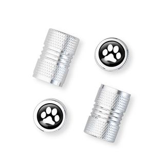 Lot de 4 capuchons de valve en métal pour pneus de voiture, moto, vélo – Cache-poussière de tige de valve avec logo personnalisé pour jantes de roue - Product Image 4