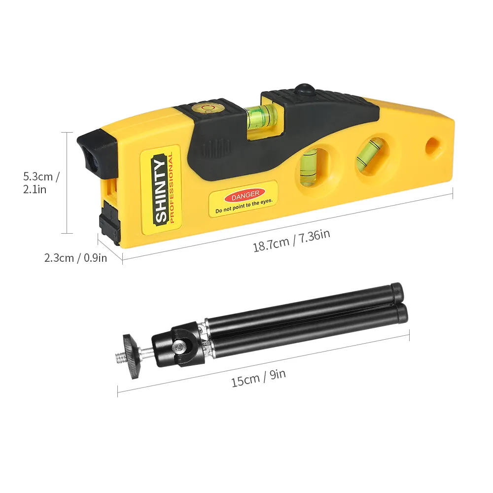 Roh Profesional Level 4 tabung gelembung garis Laser Crosshair