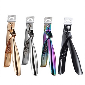 Coupe-ongles professionnel en acier inoxydable pour faux ongles en acrylique, coupe-ongles pour doigts artificiels - Product Image 1