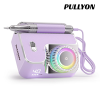 Taladro de Uñas Portátil de 40000 RPM y 90 W, Recargable, Profesional, con Empaque de Marca Privada para Venta al por Mayor en Salones de Belleza