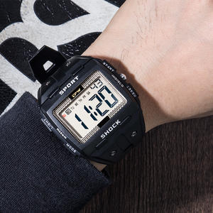 Reloj deportivo con logotipo personalizado para hombre, cronómetro de luz Led, Digital, resistente al agua hasta 30M, <span class=keywords><strong>2022</strong></span> - Product Image 6