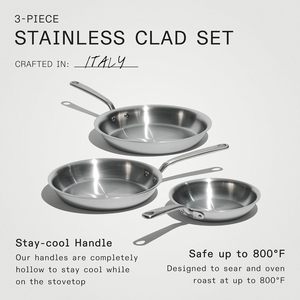 Large Modern Stainless Steel Frying <b>Pan</b> Skillets 20/24/26/28/30cm Home Cooking Cooking <b>Pan</b> with Stainless Steel Handle - Product Image 3