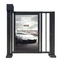 Porte magnétique publicitaire électrique, Système de contrôle d'accès piétonnier, Système de contrôle d'accès automatique par reconnaissance faciale