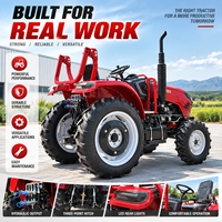 Tracteur à roues 4x4 de 50 CV, 60 CV, 80 CV fourni directement par l'usine du fabricant