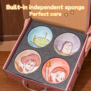 Service de vaisselle en céramique <span class=keywords><strong>Disney</strong></span>, motifs Toy Story adorables, coffret cadeau idéal pour les enfants, la maison et les cadeaux. - Product Image 6