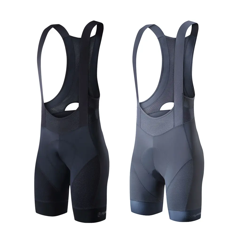 YKYWBIKE Custom Cycling Bib pants Men Outdoor Wear Bike Cycling 6 Hours Cycling Padded Riding Bib Tights Bicycle Bib Shorts