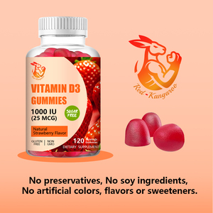 Gomitas de Vitamina D3 al por Mayor de Fábrica con Vitamina D en Sodio que Favorecen la Salud de Huesos, Dientes, Músculos e Inmunidad, Gomitas Dietéticas Naturales - Product Image 5