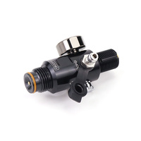 Régulateur de pression pour bouteille d'air HPA 4500 PSI |   Filetages M18*1.5 Pression de sortie 1800 PSI