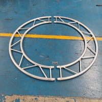 Kkmark - Estructura de Aluminio Circular de 12 Pulgadas, 1 m, 2 m, 3 m, 4 m, 5 m, 6 m de Diámetro, Tipo I, Plana, Vertical, Curva