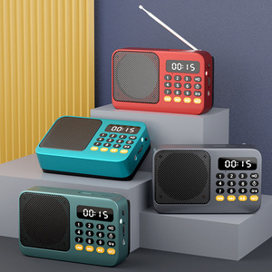 Enceinte Bluetooth portable avec prise en charge de la carte SD, batterie rechargeable, gros boutons, <span class=keywords><strong>radio</strong></span> FM, pour les personnes âgées - Product Image 3