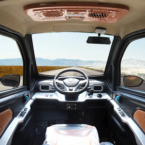 Pequeña Camioneta Eléctrica de 4 Ruedas Fabricada en China, de Baja Carga, con Batería de Litio, Tracción Única, Asientos de Cuero y Portaequipajes Metálico Trasero - ¡Gran Oferta! - Product Image 4