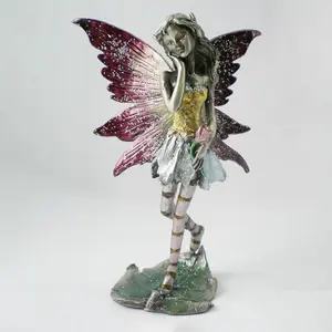 garden forest fairy craft metal home decor birthday gift ornament home decor crafts gifts pewter figurines