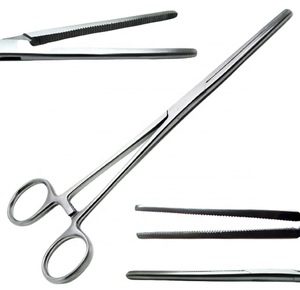 Punto DE SEGURIDAD Hemostato quirúrgico Pean Rochester Fórceps rectos Instrumentos dentales veterinarios Manual de acero inoxidable de un solo uso - Product Image 1