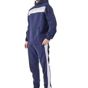 Autumn Winter <b>Mens</b> Clothing 2 Piece Set Adult Size <b>Joggers</b> Hoodie Tracksuit Custom Plus Size Lightweight Hoodie <b>Jogger</b> Sets - Product Image 1