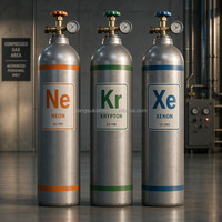 Gas 5N de Alta Pureza Kr Ne Xe 8L 10L 13.4L 15L 25L 38L 40L 43.3L 45L 47L 50L
