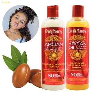 Nhà Máy Giá Chăm Sóc Tóc Thiết Lập Nuôi Dưỡng Chống-xoăn cứng <span class=keywords><strong>Morocco</strong></span> <span class=keywords><strong>Argan</strong></span> Dầu Sulfate Miễn Phí Dầu Gội Đầu Và Điều Hòa Cho Tóc Xoăn - Product Image 1