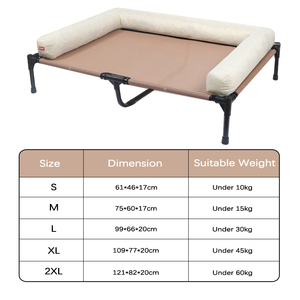 Langlebiges Atmungsaktives Netz-Hundebett, Ganzjahres-Erhöhtes Camping-Bett für Mittelgroße & Große Hunde, Abnehmbar & Waschbar - Product Image 6