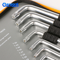 Qixin Set kunci pas Torx l-key Allen, kunci pas Set ukuran panjang dan pendek untuk multi-tujuan 20 buah