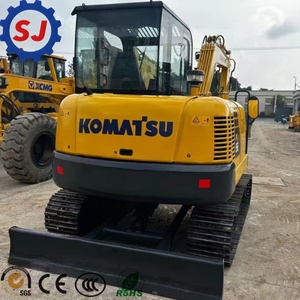 Excavadora de cadenas KOMATSU PC56 original de Japón, modelo 2022, 95% nueva, usada, maquinaria de construcción hidráulica, motor en buen estado. - Product Image 4