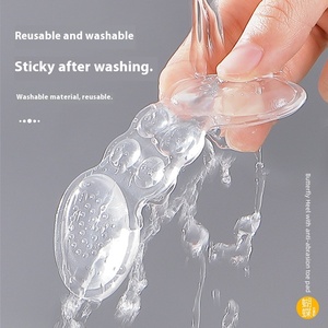 Phụ Nữ Của Silicone Gót Chân Miếng Đệm Chống-Chafing Giày Miếng Đệm Gel Dày Nửa Kích Thước Lót Một Kích Thước Lớn hơn Mềm Phổ Mô Hình Mới - Product Image 2