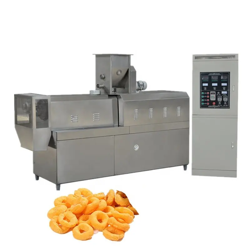 Kaasbal Maïs Gepofte Voedsel Andere Snacks Maken Machine Voedsel Extruder Productie Machine Machines Lijn