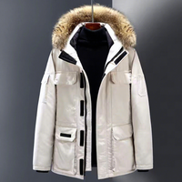 Blouson Bomber à Capuche Homme Femme Streetwear Hiver Vêtement de Travail Épais Chaud Anti-Froid Rembourré Livraison Directe Streaming en Direct