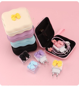 Bolsa de Almacenamiento para Cargador de Teléfono con Enchufe EU/US, Protector de Cable para <span class=keywords><strong>iPhone</strong></span>, Juego de Bolsas para Cable de Carga <span class=keywords><strong>Apple</strong></span> 20W con Enchufe UK, Diseño de Lazo - Product Image 5