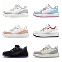 Fabricant de baskets de skate personnalisées sur mesure, OEM, chaussures de skate décontractées tendance pour filles et enfants
