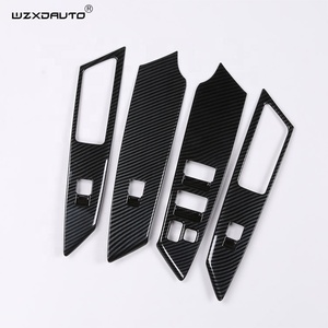 ฝาครอบสวิตช์ยกกระจกประตูรถยนต์ลายคาร์บอน ABS สำหรับ Pajero Sport ปี 2021 รุ่น WZXD Interior - Product Image 6