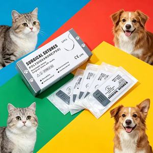 Suturas veterinarias con aguja PDO <span class=keywords><strong>PDS</strong></span> 910, hilo quirúrgico absorbible de poliglactina PGA, desechable y de uso médico. - Product Image 5