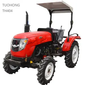 Traktor pertanian 40 Hp 50hp 60hp, traktor Mini 4 roda Drive